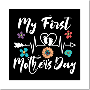 My First Mothers Day father day Posters and Art